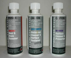 Maintaining your stainless steel - cleaners