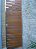 Slated Stainless Gate
