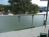 Sand Blasted Glass Balustrades